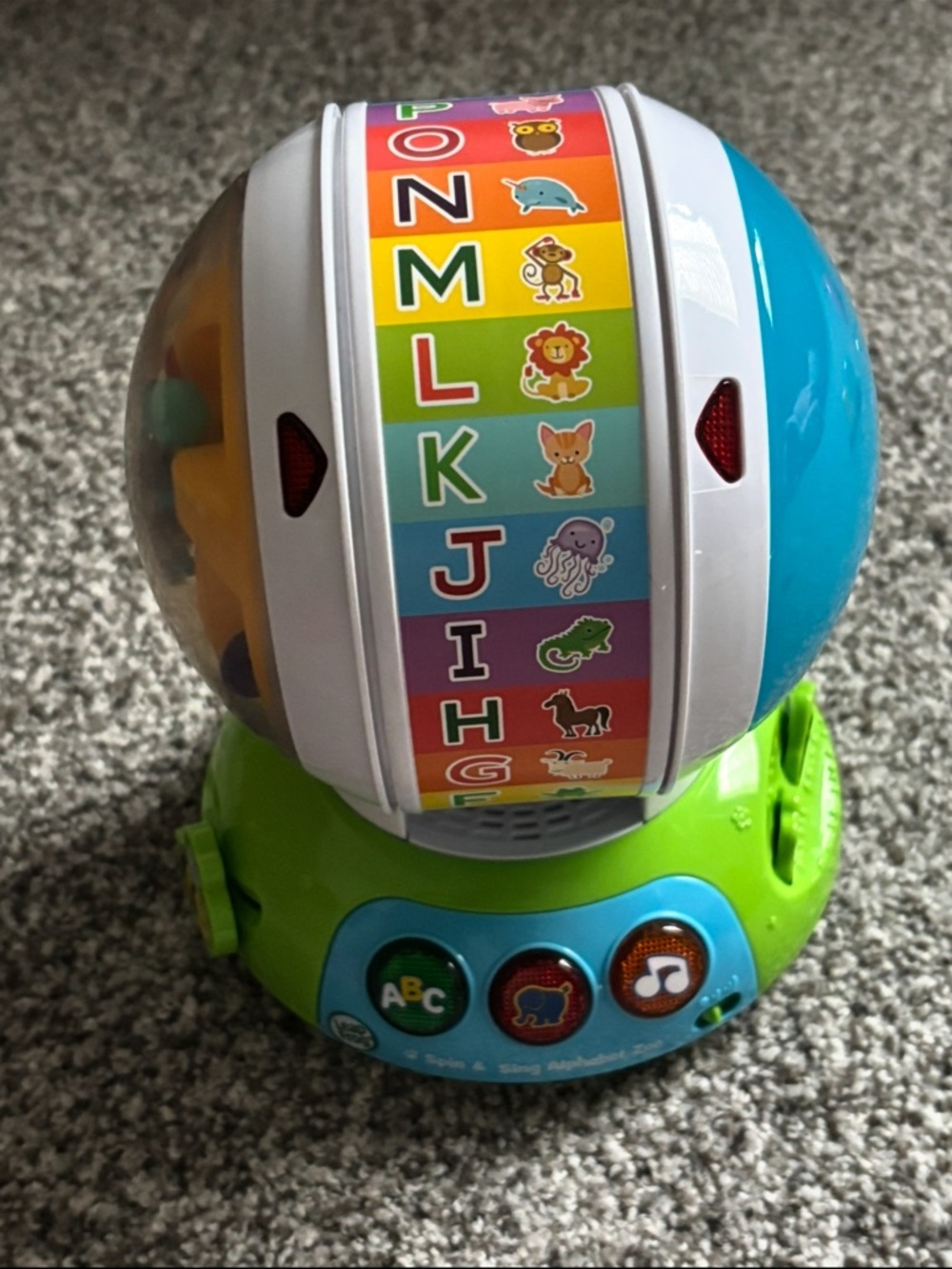 Spin & Sing Alphabet Globe - Interactive Learning Toy - Picture 3 of 6